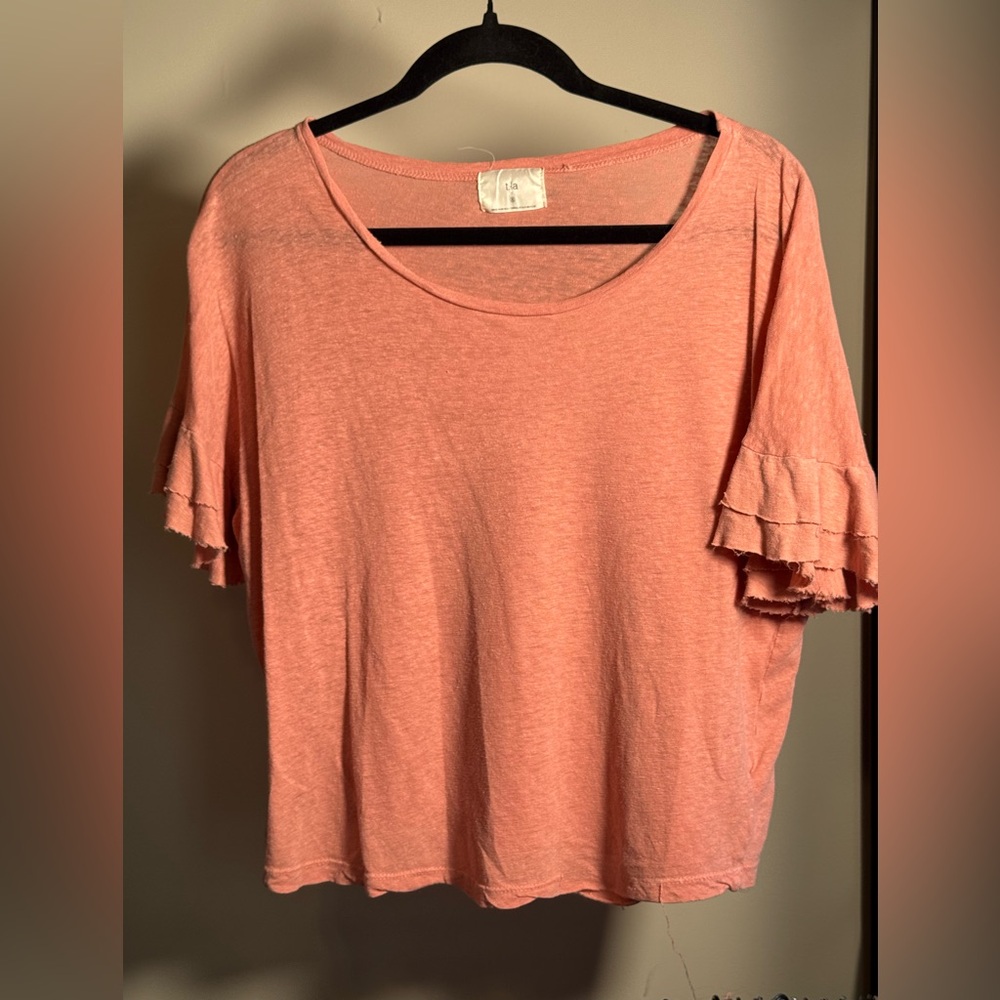 Women's Ruffle Sleeve Top